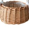 Rattan Storage Basket Flower Girl Gifts Wicker Flower Pot Plant Containers