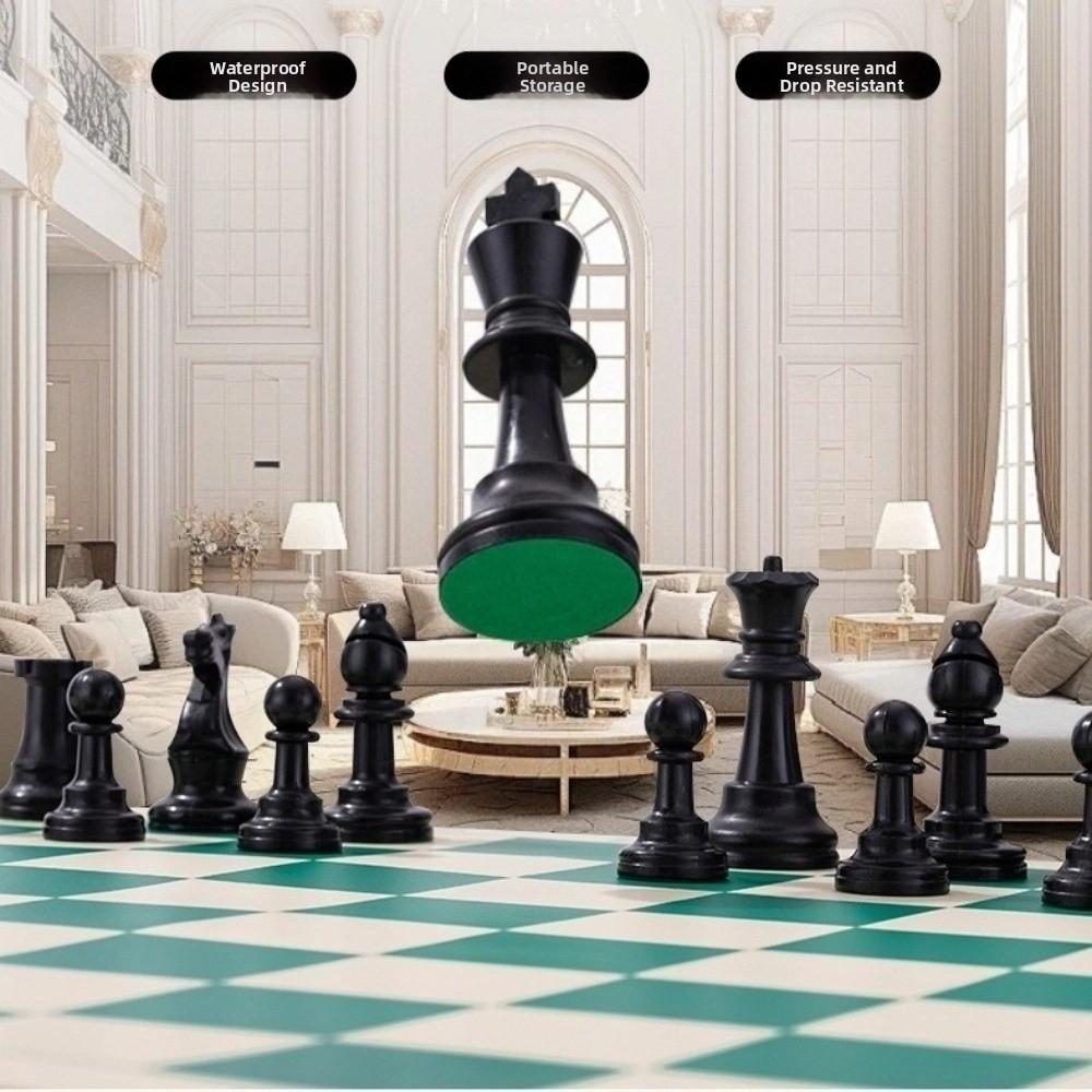 36/42/51cm Chessboard Medieval Chess Set Folding Board Travel Chess Pieces Set  for Outdoor