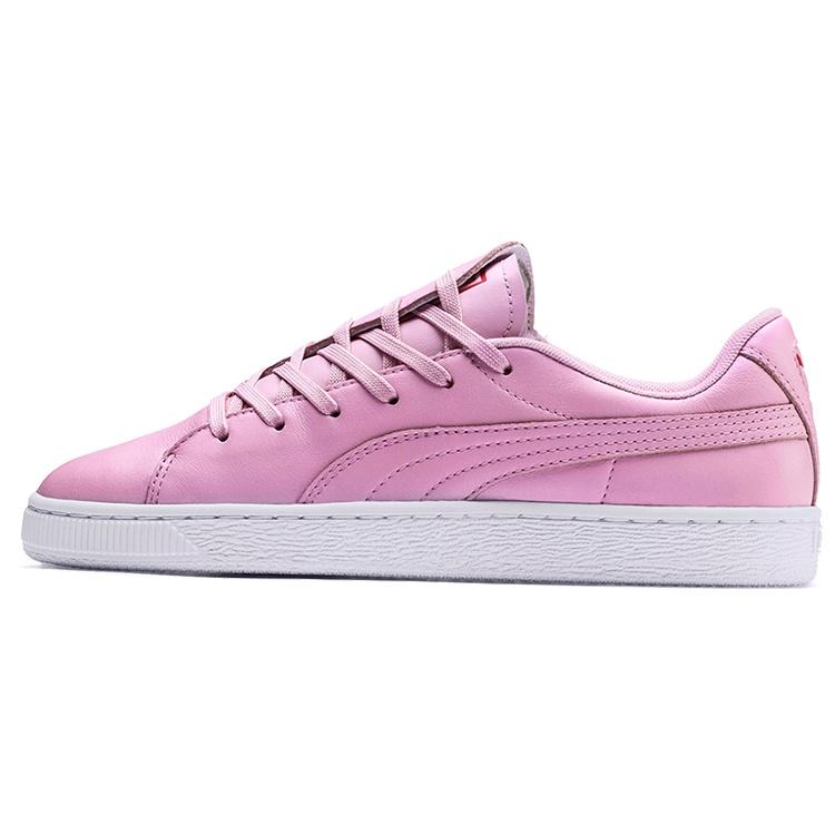 (WMNS) PUMA Basket Crush Emboss Pale Pink Women s 369595-03 EU 38.5