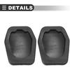 Motoforti Anti-Slip Clutch Brake Pedal Cover Car Pedal Cover, Car Pedal Pad Cover, for Ford Focus 1998-2005, Rubber, 6789917, Black, 2pcs