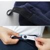 Black White Button Hole Elastic Belt Adjustable Hole Garment Sewing Accessories Elastic Stretch Belt DIY 5M Elastic Rope Band