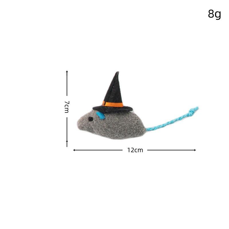 Cat Toy Set: Plush Feather Mouse Molar & Bite-Resistant