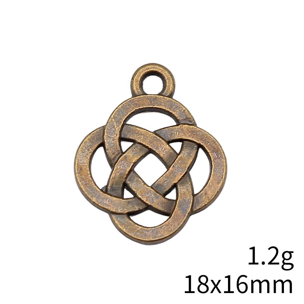 Valentine's Day Charms For Necklace Chinese Knot Chinese Character Charms Pendant Women's Bag Pendant Accessories