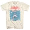 Jaws Fade Natural Erwachsenen-T-Shirt