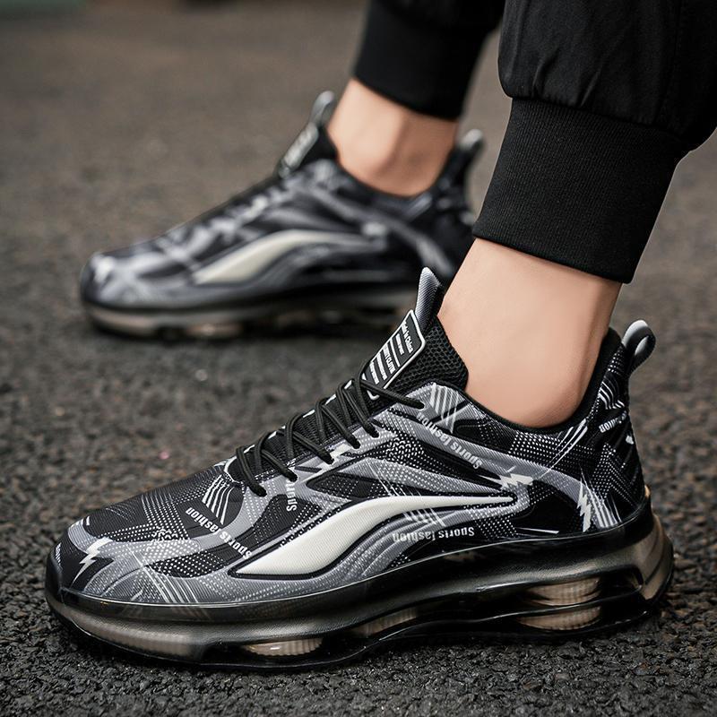 2025 Men's Breathable Korean Style Trendy Thick Sole Sports Dad Shoes