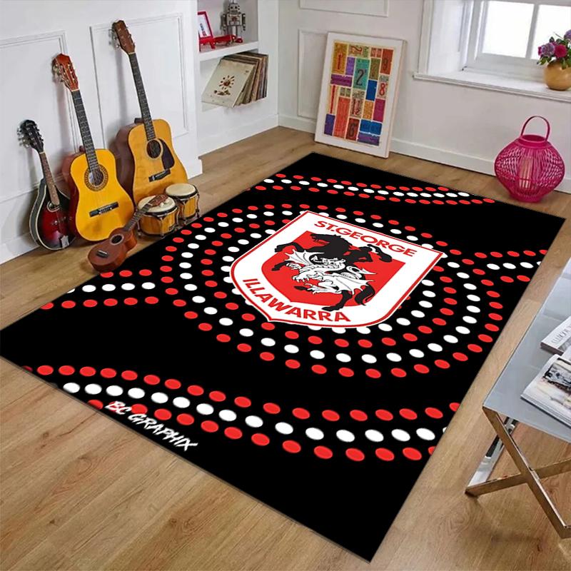 ST George Illawarra Polyester Carpet, Soft Indoor Mat for Office Chair, Living Room, Computer Desk - Decorative Home Office Rug Design
