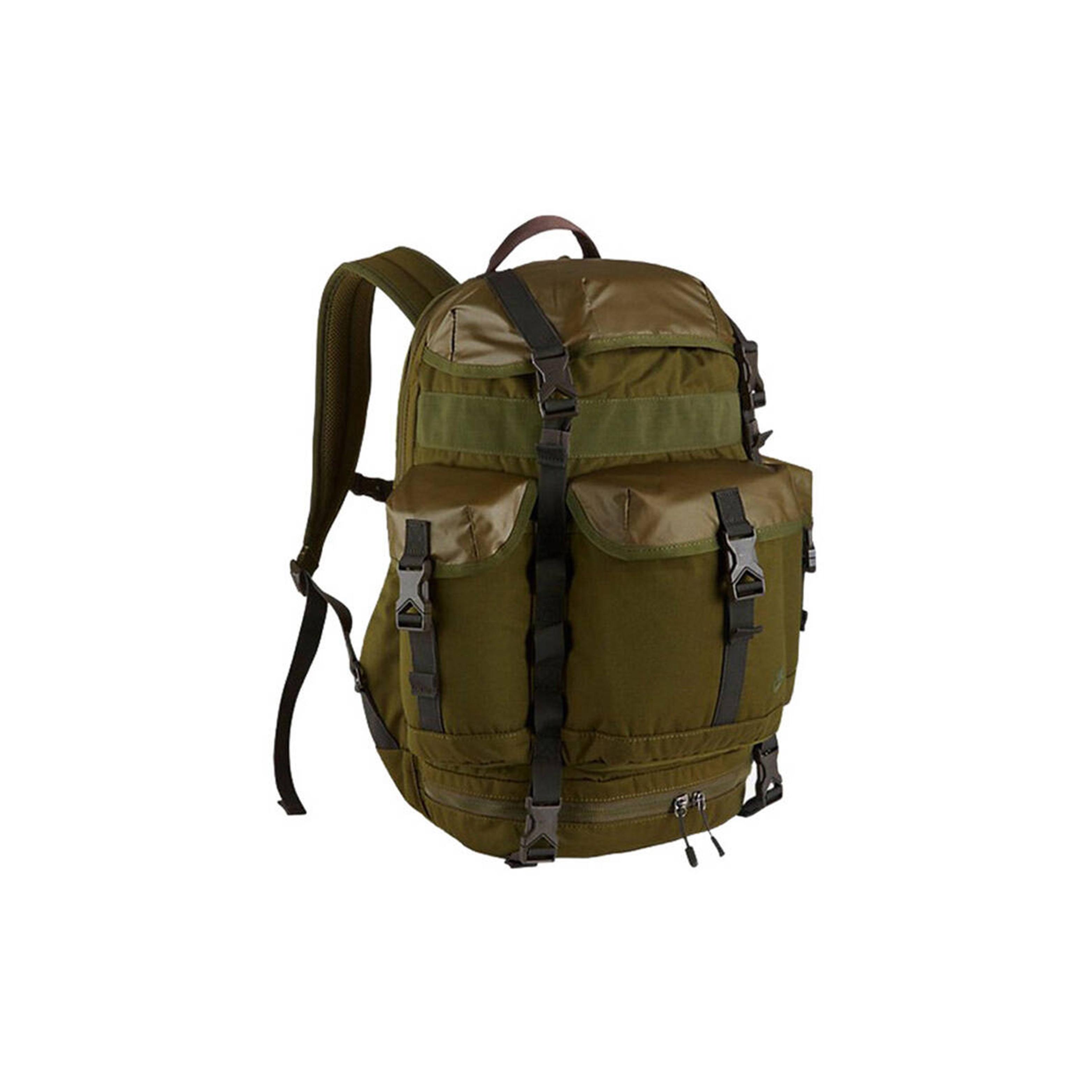 

Новый рюкзак Nike из полиэстера с нейлоном, обычный, унисекс, армейский зеленый, BA4884-323 37.1*16.0*50.0CM