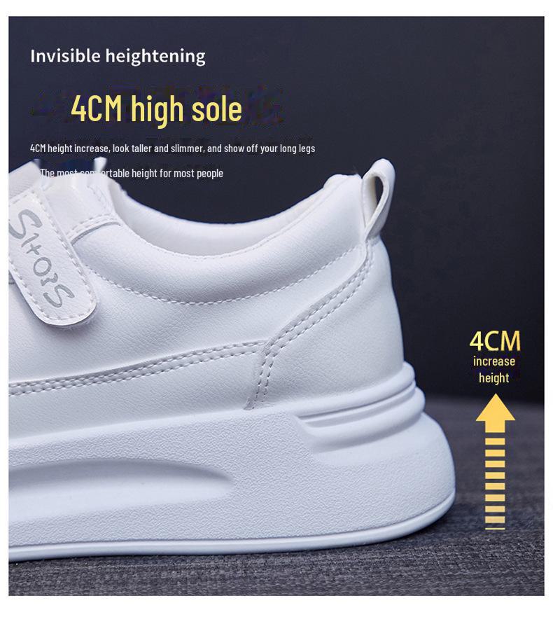 Chaussures de Course Velcro Blanches pour Femmes - Printemps 2025 Style Coréen, Respirantes et Élégantes (SH01)