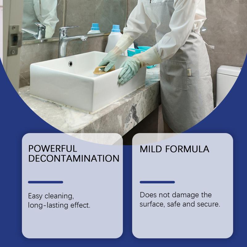 Bathtub Toilet Stubborn Stains Cleaner Spray Fast Acting Formula for Bathroom Deep Clean Home Use