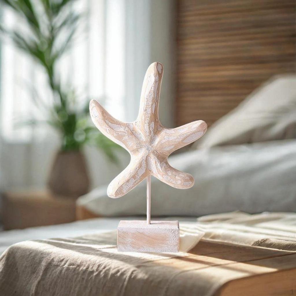Beach Decor Statue Made of , Table Statue, Motif, Handmade Figurine, Ornament for
