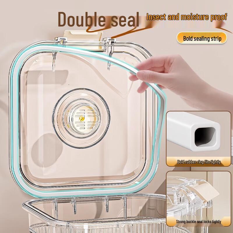 USAN HOME 60 Jin Transparent Rice Storage Bin