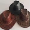 Unisex Checkered Hat Cowboy Hat for Travel for Outdoor Gatherings Holiday