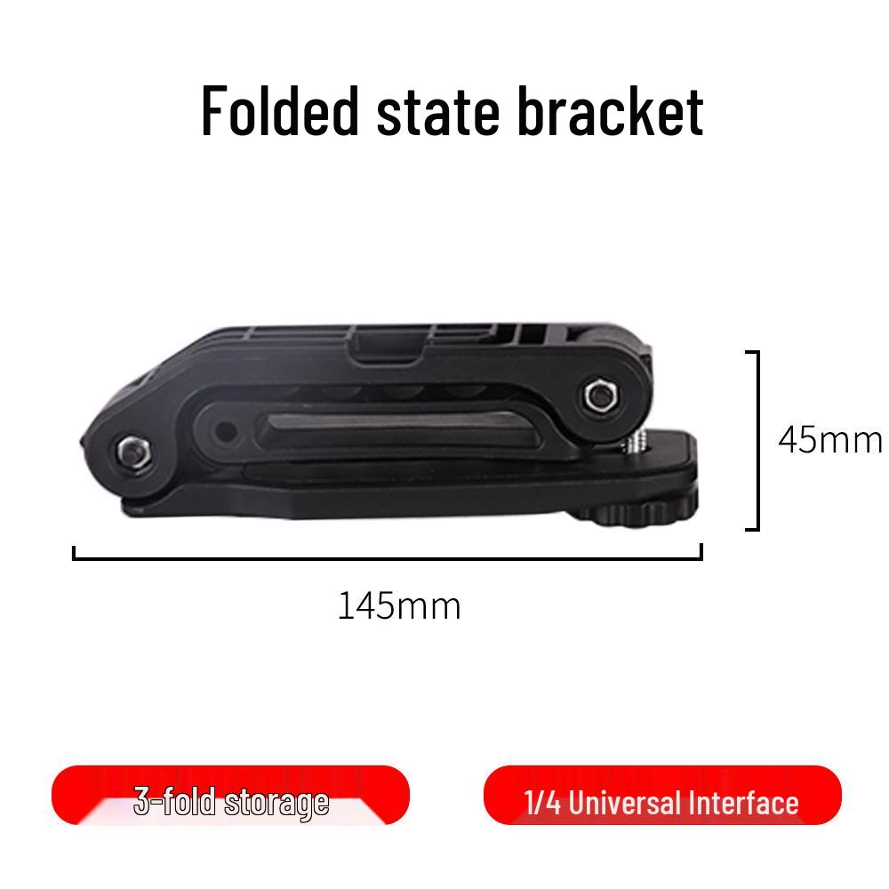 Portable U-Shaped Handheld Stabilizer with Flash Mount for SLR Cameras and Mobile Phones