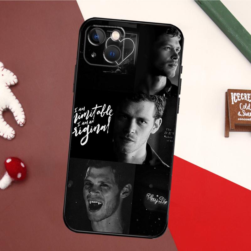 Klaus Mikaelson Vampire Diaries Case For iPhone 16 15 14 13 12 Mini 11 Pro Max X XR XS 7 8 Plus Soft Bumper Cover