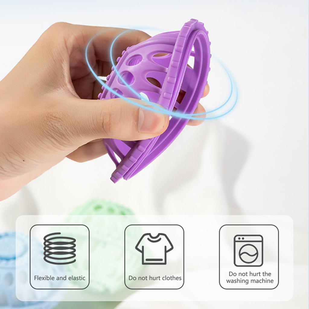 Laundry Ball For Washing Machine Anti Tangling Drum Cleaner Stain Remover Washing Ball Durable Friendly Material Compatible With