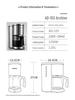 Portable All-Steel Automatic Drip Coffee & Tea Maker