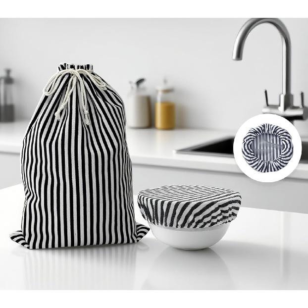 Reble Linen Bread Bag –Homemade Sourdough Bread Sourdough Bread Bag (12 X 17.7 In) + Lined Proofing Cover (10 In) | Bread Storage & Dough Proofing