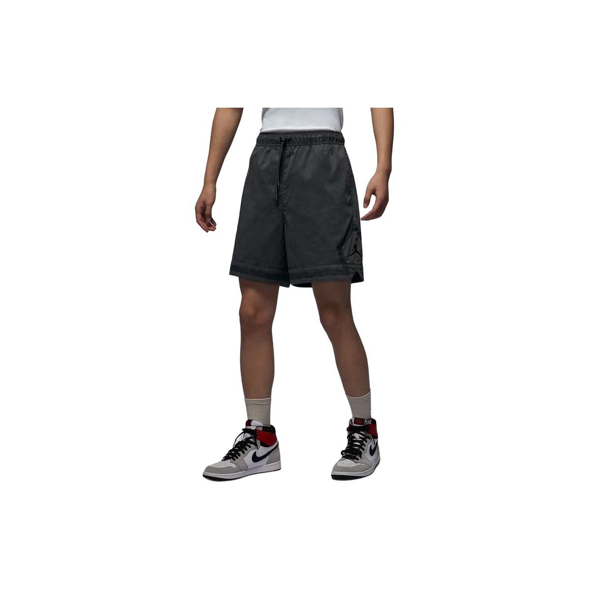 

Nike Логотип Эластичная талия Прямые штанины Свободные Повседневные Шорты Мужские шорты Черные FN6516070 M