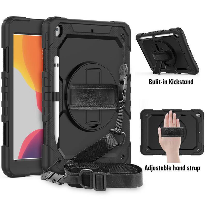 Rotating Stand Strap Case IPad 7th Gen 10.2 Inch 2019 Tablet