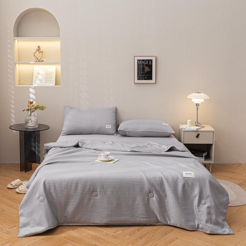 Summer Cotton Quilts Thin Air Conditioning Comforter Soft Breathable Office Nap Blanket Quilted Bed Covers