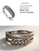 Ethnic Silver S925 Women's Ring: Retro Chinese Style with Wealth-Attracting Five Emperors Coins