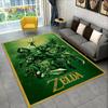 2025 3D Z-Zelda2 Spiel Cartoon Teppich für Wohnzimmer Schlafzimmer Heimdekoration, Bodenteppich rutschfeste Dekoration für Sofa Fußmatte Kinder