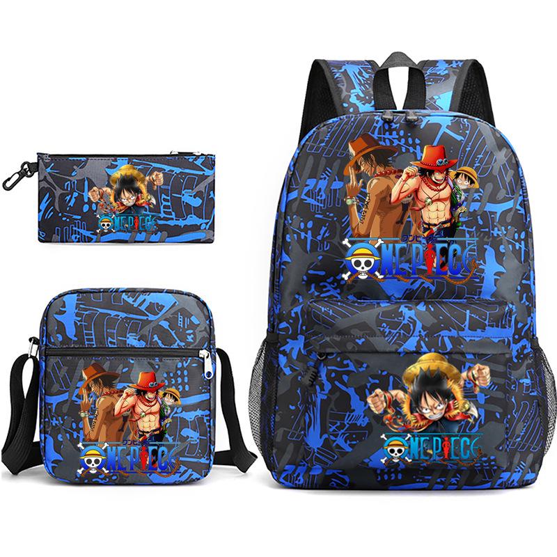 2022 Independent Station Starry Sky 3-piece set ONE PIECE backpack shoulder bag pencil case