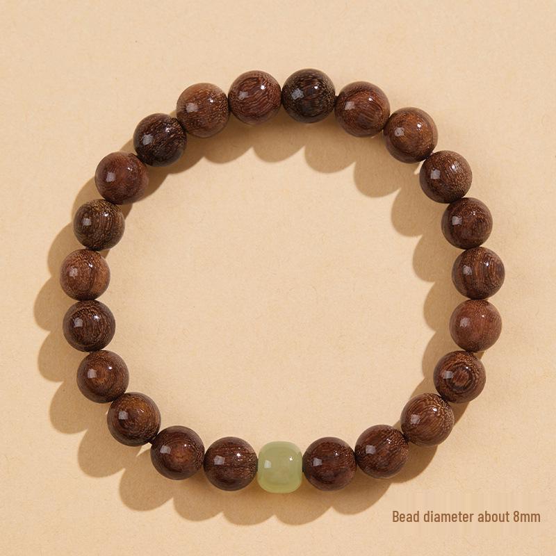 Authentic Ethnic Style Men s & Women s Golden Sandalwood Buddhist Beads Rosary Bracelet донлинский нефрит 8 мм золотисто-сандалового