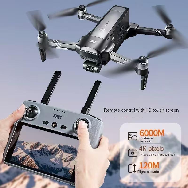 SJRC F22S Drone with 3XR Screen Controller, 8K HD Camera, Three-Axis Gimbal, Long Endurance, Foldable Design.