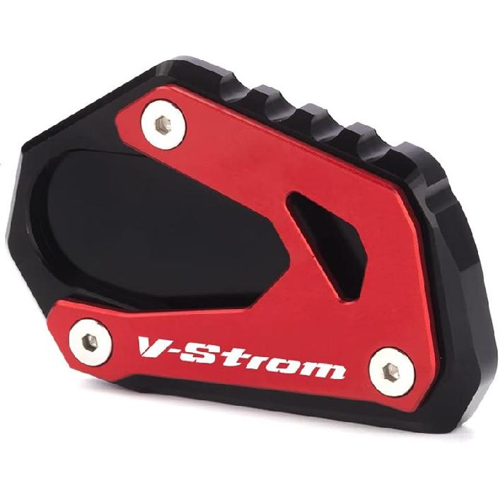 

Удлинитель боковой подножки мотоцикла, совместимый с S.uzuki Vstrom 800de 2023 2024 2025 | Опорная пластина подножки V-strom 800 DL800 DE Аксессуары красный