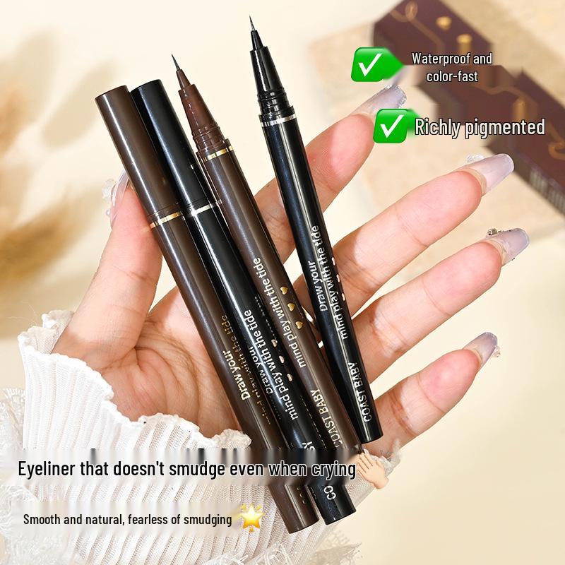 COAST BABY Desert Tracks Waterproof Long-lasting Eyeliner - Smudge-proof, Sweatproof, Easy Application, Natural Finish.