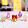 10pcs/Set Cute DIY Snowscape Accessories Micro Landscape Noctilucent Christmas Ornaments  Tabletop