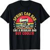 Camiseta Pai de Sprint Car Corrida de Sprint Corrida em Pista de Terra
