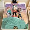 Hilda Art Printed Flannel Blanket, soft throw for bedroom sofa, washable, fan merchandise, great gift.