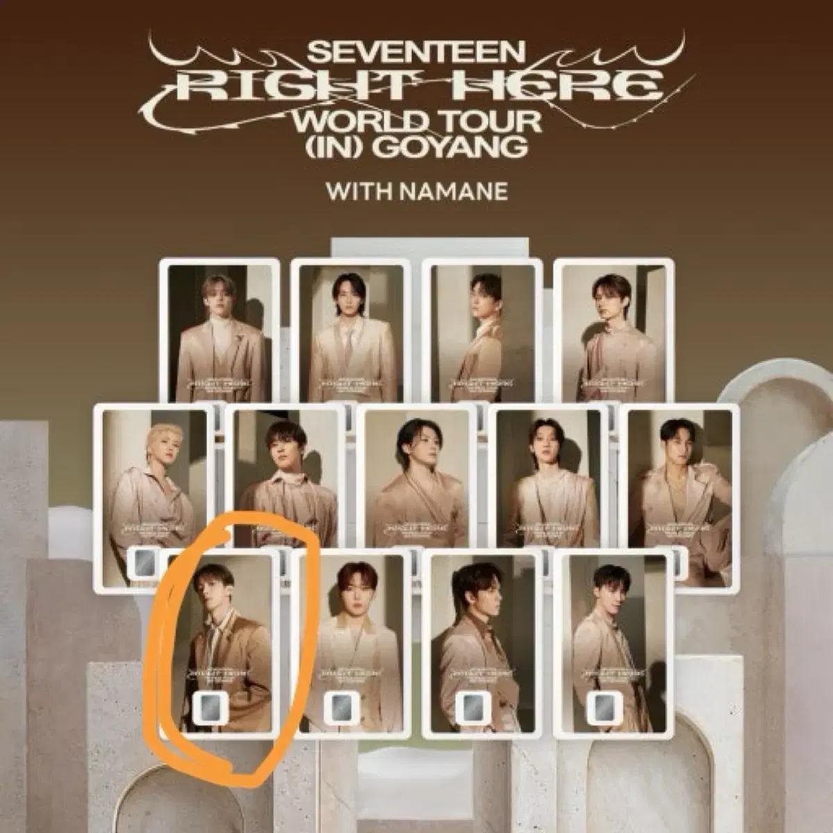 

Seventeen Гоян Кон Наманэ Кард Дк