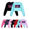 5631 Kids Girls Lily Lovebraids Printed Long Sleeves Sweatshirt Casual Outdoor Top