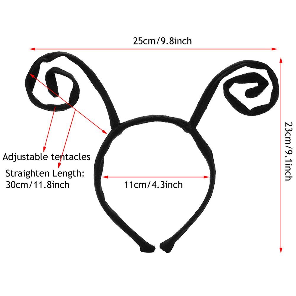 Girls Gift Non-slip Costume Accessory Hairbands Halloween Headband Women Hair Hoop Ant Tentacles