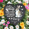 Personalized Pet Memorial Stone - Round DIY Slate for Cats & Dogs