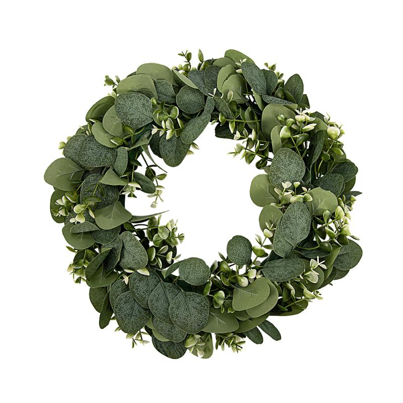 Prinzessin Girlande Simulationsgirlande Türdekoration Eukalyptusblattgirlande Eukalyptustür
