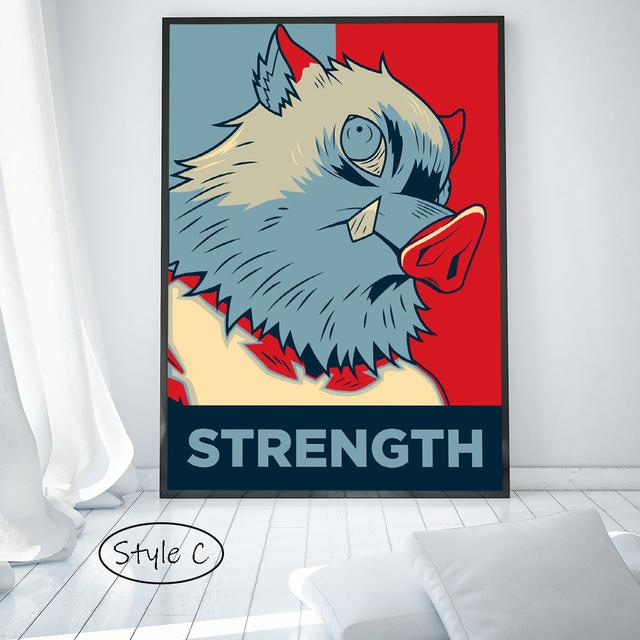 Anime Demon Slayer Poster Tanjirou Wall Art Canvas Painting Prints Pictures Home Bedroom Living Room Decor Murals Cuadros Gifts