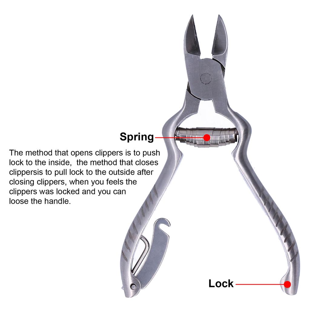 Zehennagelknipser Edelstahl Eingewachsene Zehennägel Knipser Professioneller Pediküre Nagelknipser