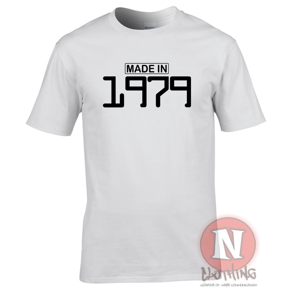 Made In 1979 TShirt Birthday Present Gift Celebration Funny Party Teeshirt