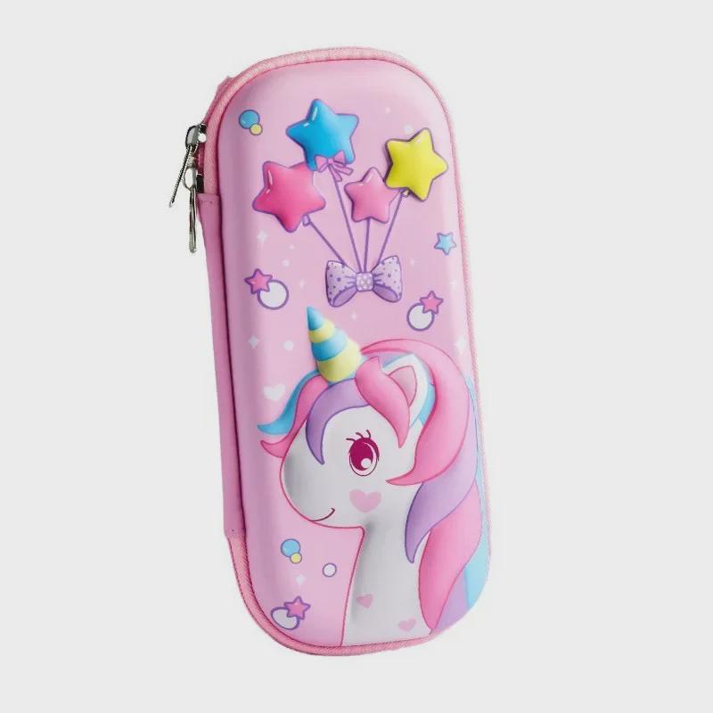 Cute Double-Layer Pencil Case for First-Grade Girls – Large Capacity Student Stationery Box