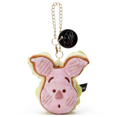 Disney Character Nui Pan Chain Strap Mascot Sandwich Piglet Plush Toy Height19cm