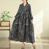 DIMANAF New 2026 Women Plus Size Summer Maxi Long Dress Cotton Hooded Loose Oversize Casual Lady Vintage Print Beach Sundress