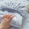 Double Layer Cotton Bed Sheet Full Wrap Mattress Protector Cover Soft Touch All Season Safe For Baby And Maternity