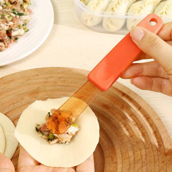 

5шт ложка для пельменей эргономичная пластиковая практичная кухонная начинка для пельменей