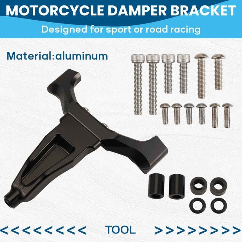 M0t-rMotorcycle Accessories Stabilizer Steering Damper Mounting Bracket Kit Damper Kit for Yamaha MT-09 MT09 2024 2025 NONE