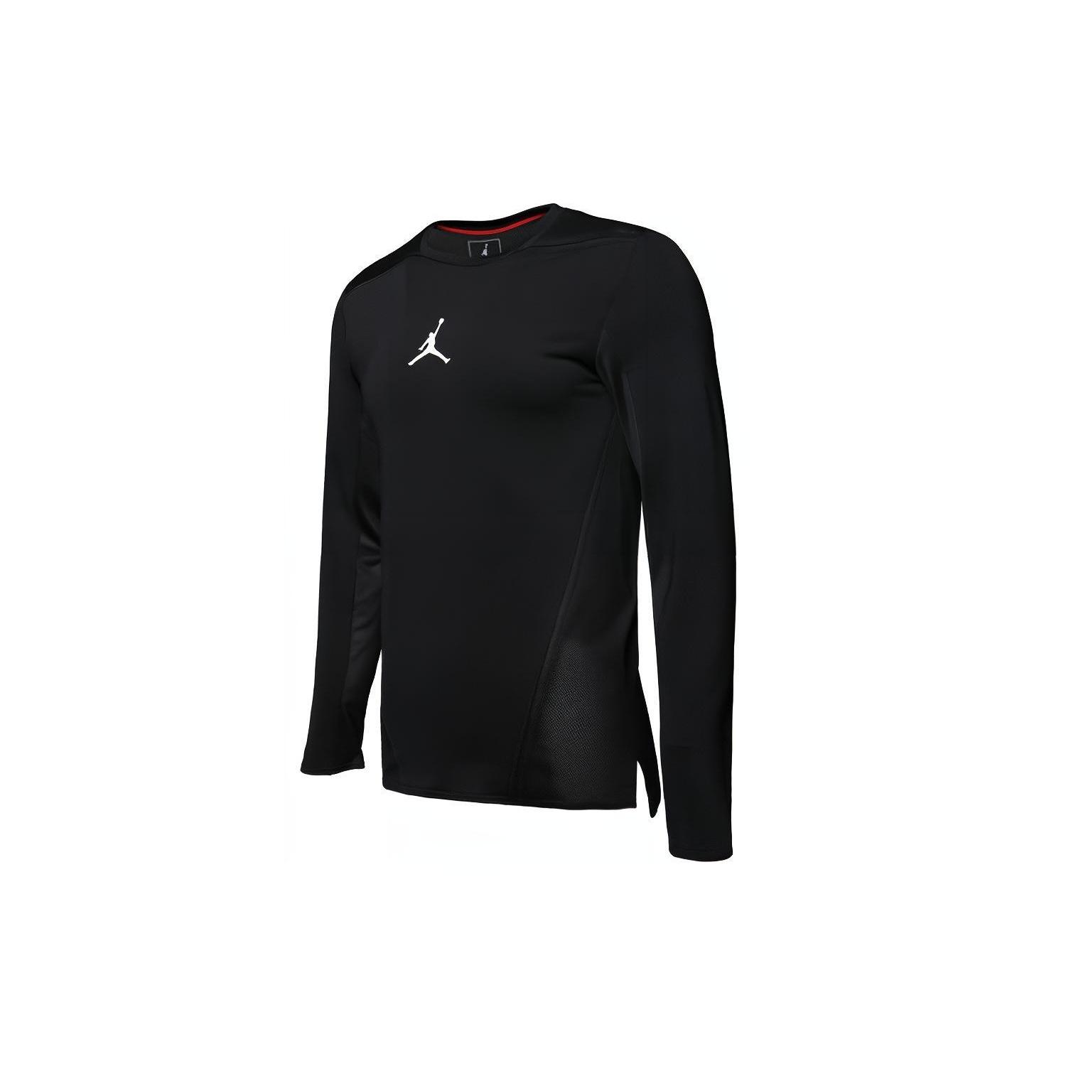 Air Jordan Ultimate Flight Basketball Long Sleeves Black Men s 924561-010 XS