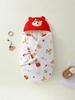 Newborn Anti-Kick Swaddle Sleeping Bag - Pure Cotton Winter/Autumn Thickened Baby Receiving Blanket